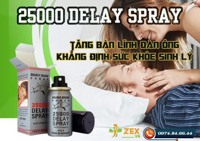 Giới thiệu 25000 Delay Spray