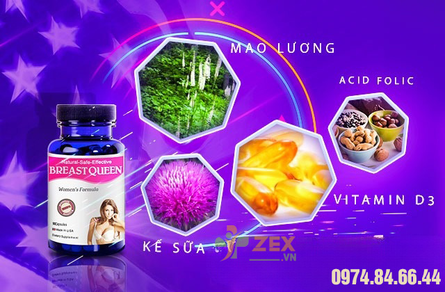 thành phần braest queen