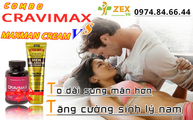 cơ chế cravimax & maxman cream