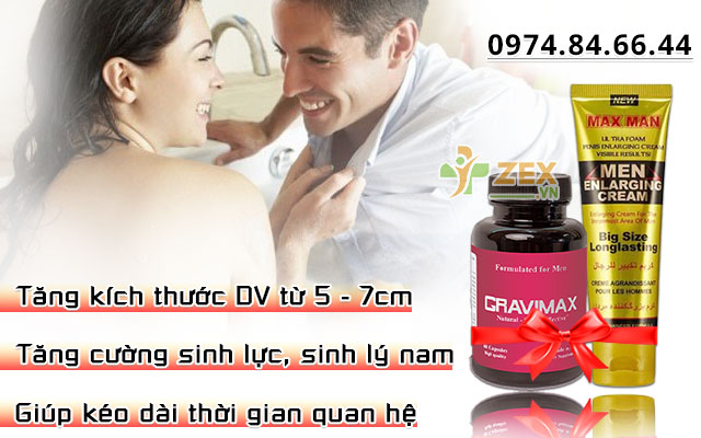 công dụng cravimax & maxman cream
