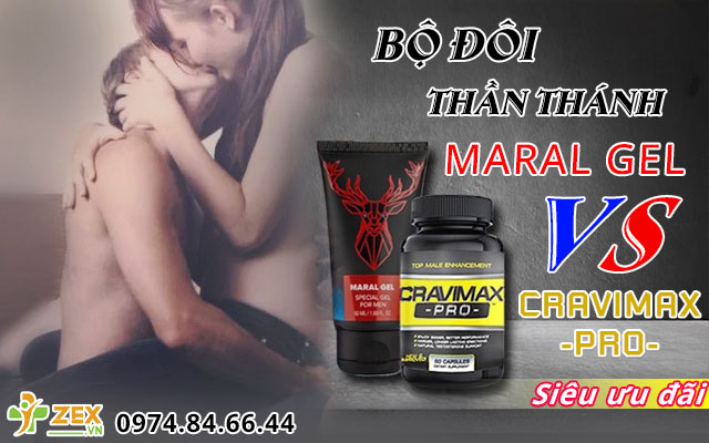 giới thiệu cravimax pro & maral gel