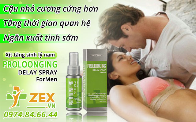 công dụng proloonging delay spray for men