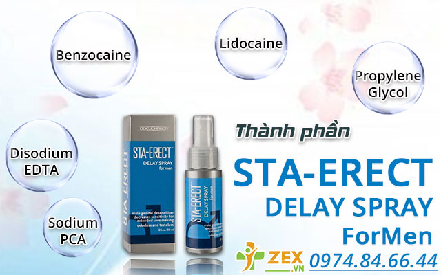 thành phần sta erect delay spray