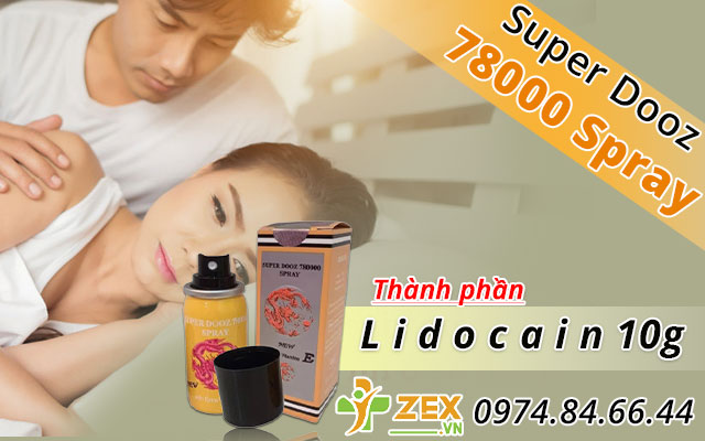 thành phần super dooz 78000 spray