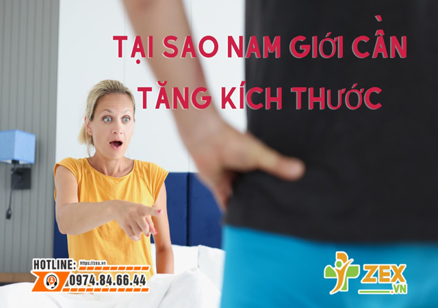 tại sao nam giới cần tăng kích thước