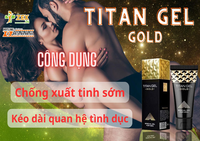 công dụng titan gel gold