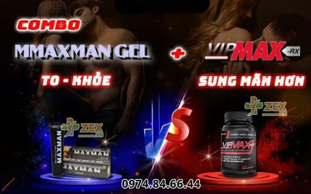 giới thiệu vipmax-rx & gel maxman