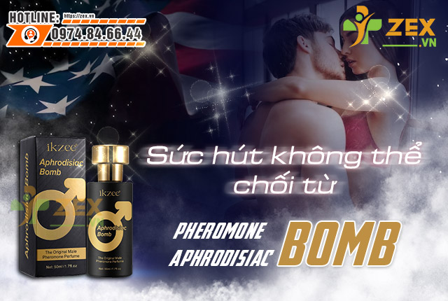 công dụng pheromone aphrodisiac bomb male