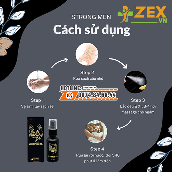 hướng dẫn sử dụng strong men