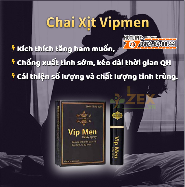 công dụng vip men