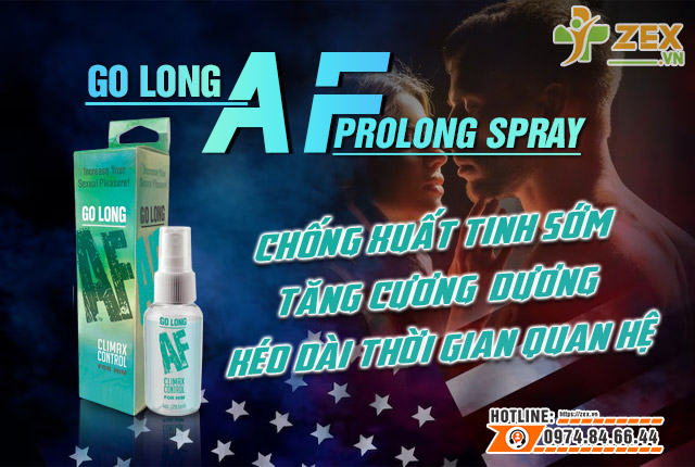 công dụng go long af prolong spray