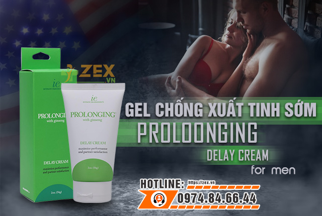 giới thiệu proloonging delay cream for men