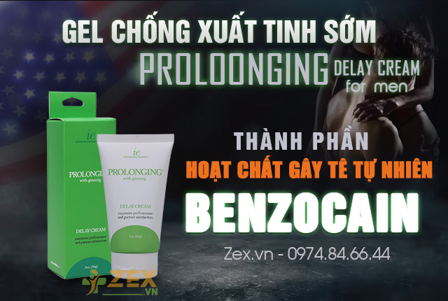 thành phần proloonging delay cream for men