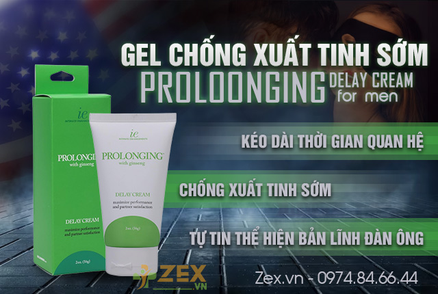 công dụng proloonging delay cream for men