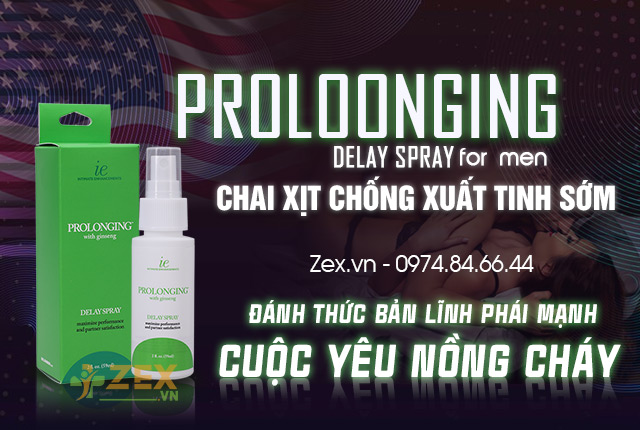 giới thiệu proloonging delay spray for men