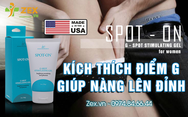 giới thiệu spot on g spot stimulating gel for women