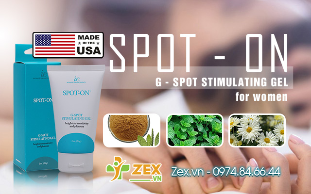 thành phần spot on g spot stimulating gel for women