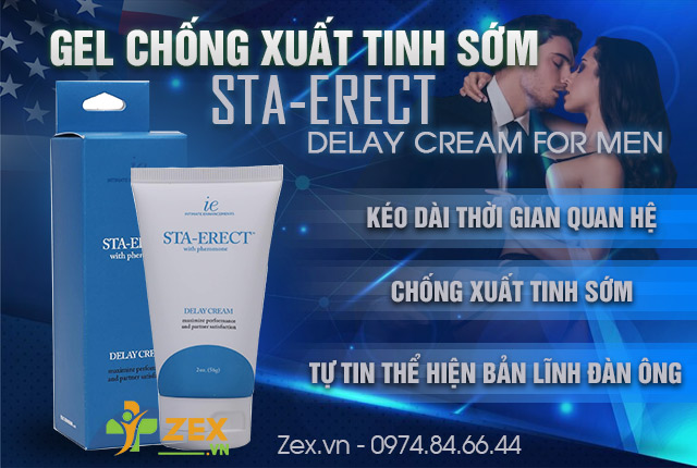 công dụng sta erect delay cream for men