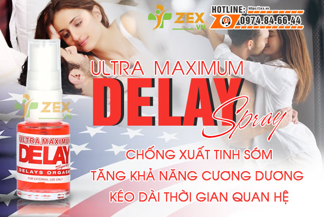 công dụng utra maximum delay spray