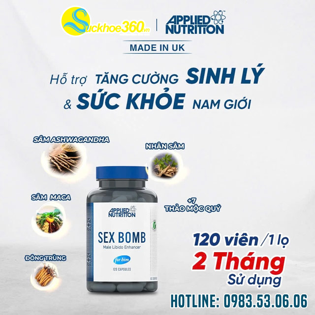 Thành Phần Nổi Bật Của Sex Bomb For Him
