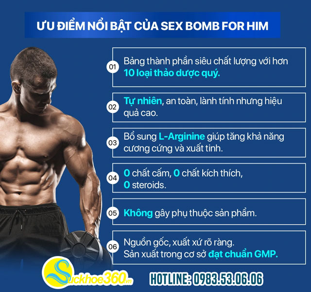 Đối Tượng Sử Dụng Sex Bomb For Him