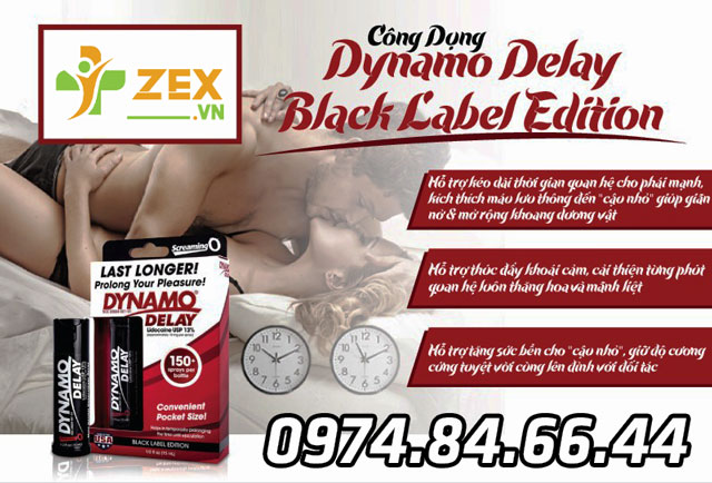 Dynamo Delay Black công dụng