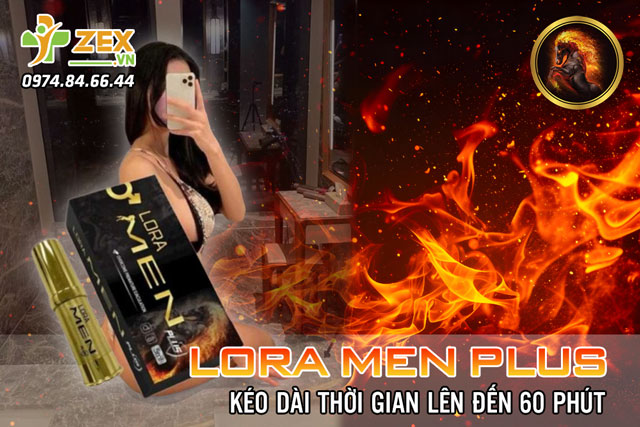 Chai xịt chống xts Lora Men Plus