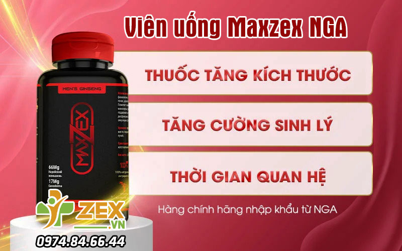 Viên uống tăng cường sinh lý Max Zex