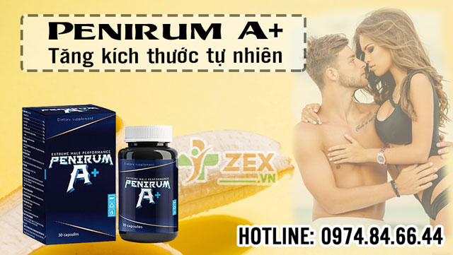 Penirum A+ tăng kích thước cậu nhỏ