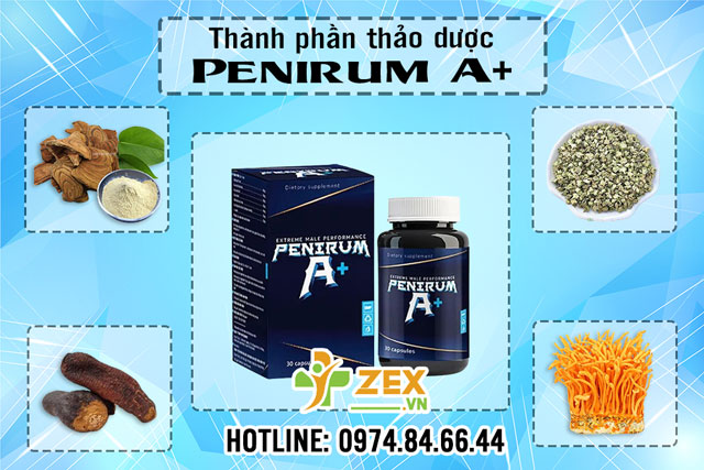 Penirum A+ thành phần tự nhiên