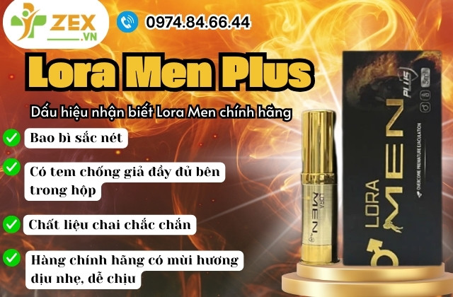 Cách phân biệt Lora Men thật và giả