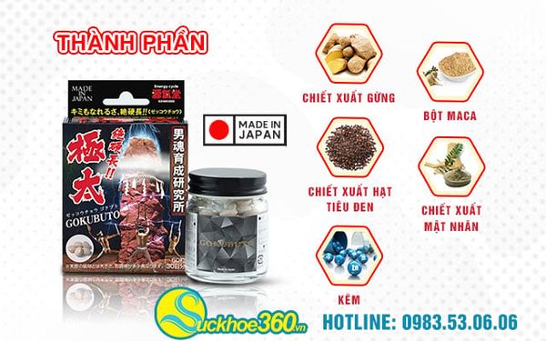 3. Thành phần chính trong Gokubuto có thực sự hiệu quả?