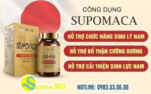 công dụng supomaca